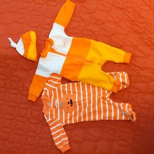 NWOT newborn Halloween sleeper bundle